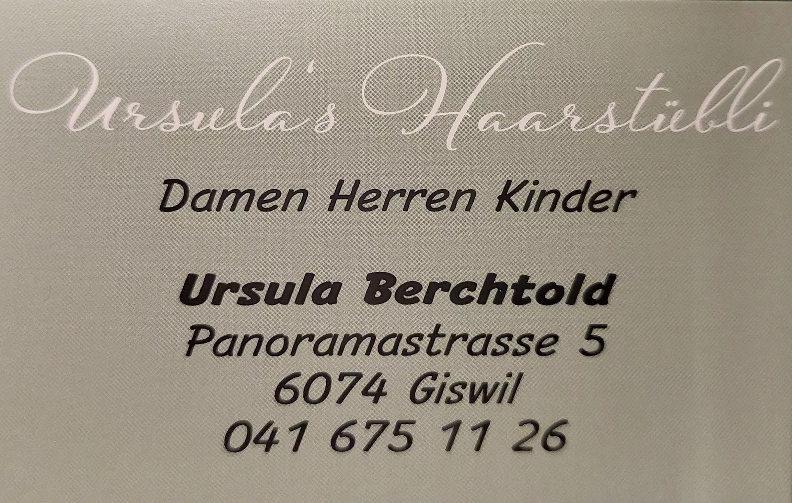 Ursula's Haarstübli